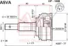 Шрус наружний Opel Ascona C1.8-2.0/Kadett (25х52,3х33) ASVA OP1008 (фото 1)