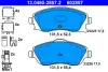 Комплект тормозных колодок, дисковый тормоз ATE 13046028572 (фото 1)