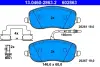 Комплект тормозных колодок, дисковый тормоз ATE 13046028632 (фото 1)
