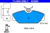 Комплект тормозных колодок, дисковый тормоз ATE 13046028952 (фото 1)