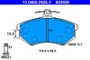 Комплект тормозных колодок, дисковый тормоз ATE 13046029262 (фото 1)