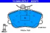 Комплект тормозных колодок, дисковый тормоз ATE 13046029752 (фото 1)