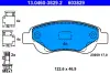 Комплект тормозных колодок, дисковый тормоз ATE 13046038292 (фото 1)