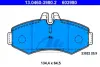 Комплект гальмівних колодок з 4 шт. дисків ATE 13046039802 (фото 1)