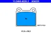 Комплект тормозных колодок, дисковый тормоз ATE 13046040352 (фото 1)