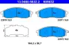 Комплект тормозных колодок, дисковый тормоз ATE 13046056322 (фото 1)
