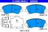 Комплект тормозных колодок, дисковый тормоз ATE 13046056462 (фото 1)
