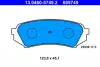 Комплект гальмівних колодок задн, LEXUS LX TOYOTA LAND CRUISER, LAND CRUISER 100 4.2D/4.7 01.98-03.08 ATE 13046057492 (фото 1)