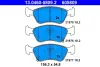 Комплект тормозных колодок, дисковый тормоз ATE 13046058092 (фото 1)