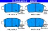 Комплект тормозных колодок, дисковый тормоз ATE 13046058102 (фото 1)