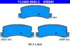 Комплект тормозных колодок, дисковый тормоз ATE 13046058402 (фото 1)