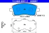 Комплект тормозных колодок, дисковый тормоз ATE 13046058512 (фото 1)