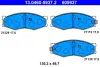 Комплект тормозных колодок, дисковый тормоз ATE 13046059372 (фото 1)