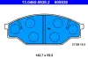 Комплект тормозных колодок, дисковый тормоз ATE 13046059382 (фото 1)