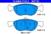 Комплект тормозных колодок, дисковый тормоз ATE 13046071332 (фото 1)