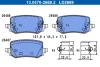 Керамічні гальмівні колодки задн, HYUNDAI TUCSON KIA SPORTAGE V 1.6-2.5 11.20- ATE 13047026692 (фото 1)