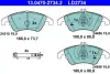 Комплект гальмівних колодок ATE 13047027342 (фото 1)