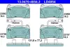 Комплект тормозных колодок, дисковый тормоз ATE 13047048542 (фото 1)
