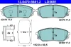 Керамічні гальмівні колодки передн, HYUNDAI SANTA FE IV KIA SORENTO III 2.0D-3.5 01.15-12.20 ATE 13047056812 (фото 1)