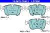 Керамічні гальмівні колодки передн, CITROEN C4 GRAND PICASSO II, C4 PICASSO II, C4 SPACETOURER, GRAND C4 SPACETOURER OPEL GRANDLAND / GRANDLAND X PEUGEOT 308, 308 II 1.2-2.0D 02.13- ATE 13047073002 (фото 1)