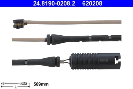 Сигнализатор, износ тормозных колодок ATE 24819002082