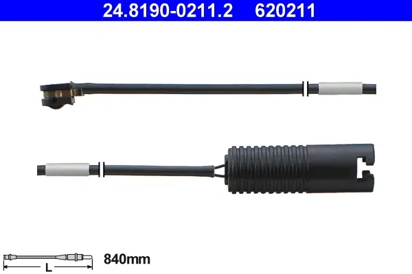 Сигнализатор, износ тормозных колодок ATE 24819002112 (фото 1)