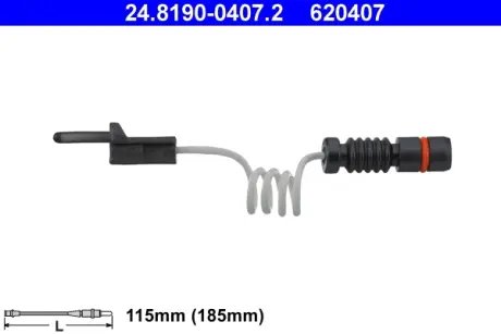 Датчик зносу гальмівних колодок MB Sprinter/VW LT 96-06 ATE 24819004072
