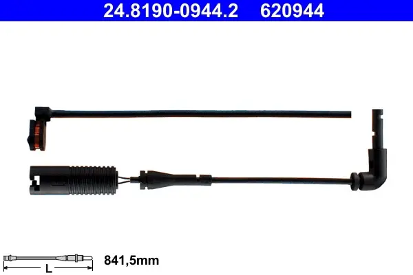 Сигнализатор, износ тормозных колодок ATE 24819009442 (фото 1)