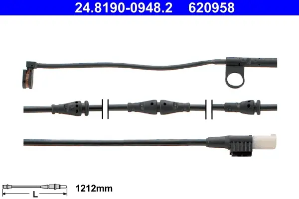 Сигнализатор, износ тормозных колодок ATE 24819009482 (фото 1)