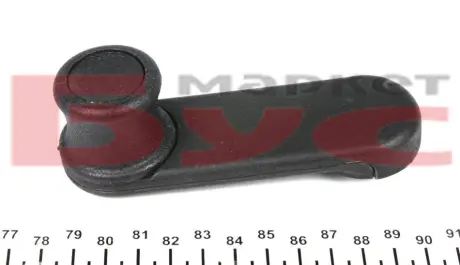 Ручка склопідіймача MB 609 (чорна) (7600) AUTOTECHTEILE 100 7600