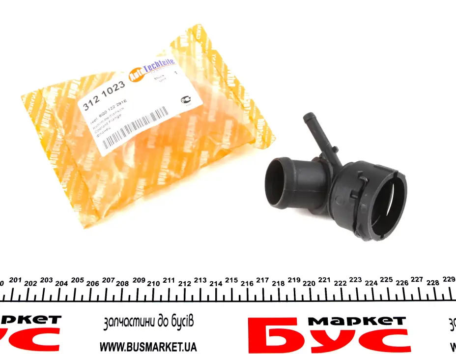 Фланець системи охолодження VW Caddy III 1.9 TDI/2.0 SDI 04-10 AUTOTECHTEILE 312 1023 (фото 1)