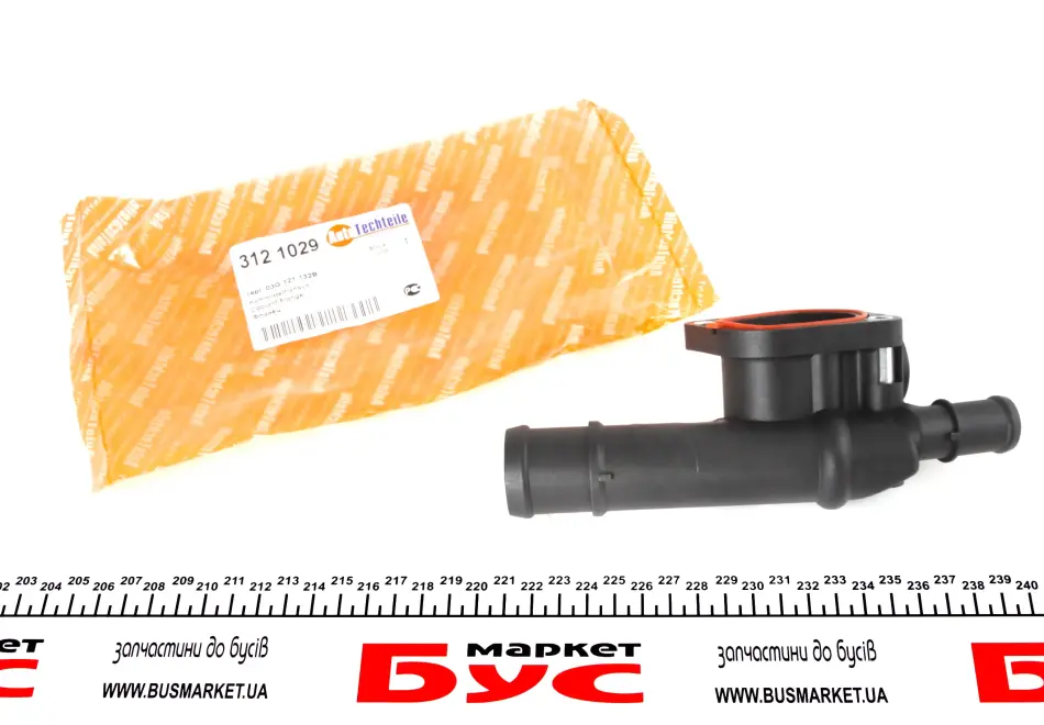 Фланець системи охолодження VW Caddy III 1.9/2.0 TDI 04-10 AUTOTECHTEILE 312 1029 (фото 1)