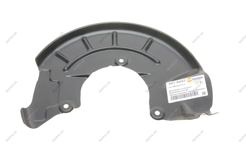 Захист диску гальмівного AUTOTECHTEILE 3615037 (фото 1)