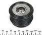 Шкив генератора, tdi -crafter/t5 AUTOTECHTEILE 3903002 (фото 3)