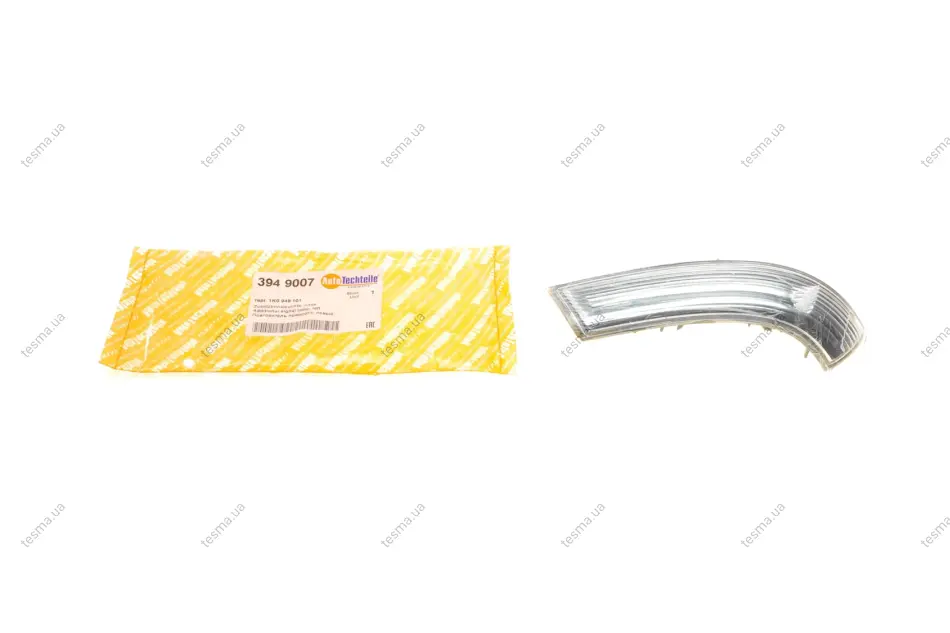Повторювач повороту на дзеркало VW Golf V/VI 04-13 (білий) Л. AUTOTECHTEILE 3949007 (фото 1)