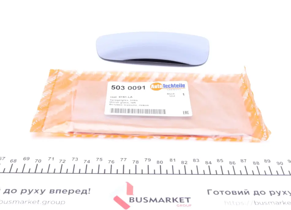 Вставка зеркала AUTOTECHTEILE 503 0091 (фото 1)