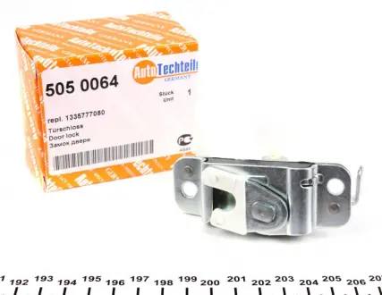 Замок дверей (боковий/сверху) Fiat Ducato/Peugeot Boxer 06- AUTOTECHTEILE 505 0064