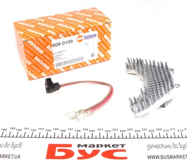 Резистор вентилятора пічки Fiat Scudo/Peugeot Expert 96-06 (4 контакта) (HÜCO) AUTOTECHTEILE 509 0109