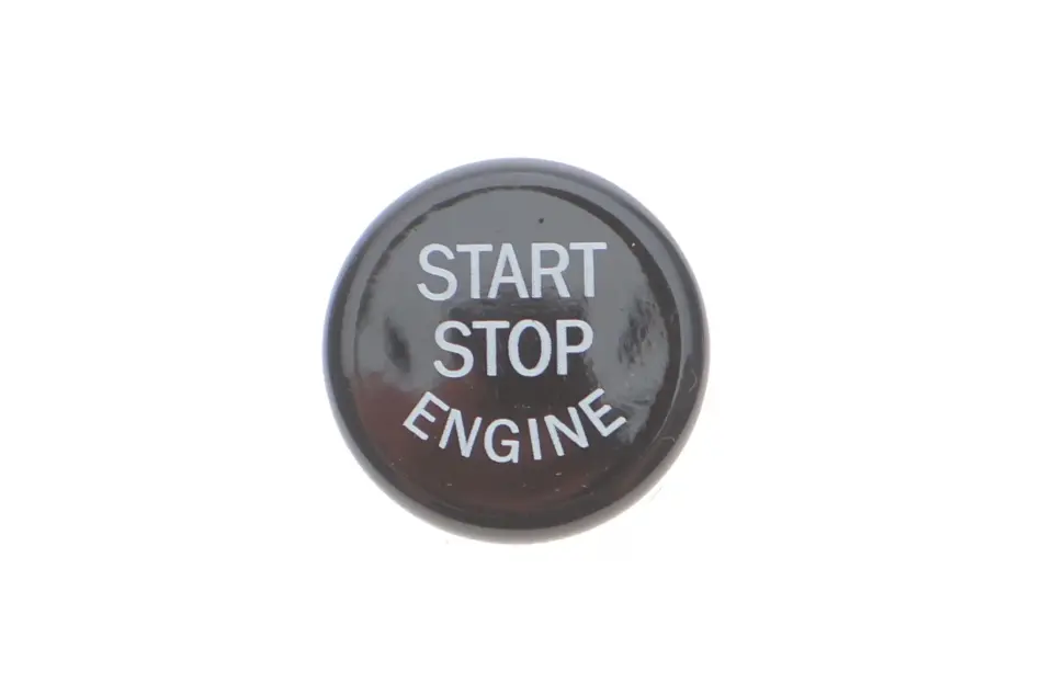 Накладка кнопки запуску двигуна BMW 5 (F10)/7 (F01-F04) 10-16 (чорна) AUTOTECHTEILE 700 6164 (фото 1)