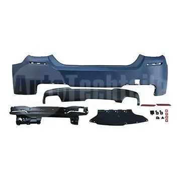 Бампер (задній) BMW 5 (F10) 09-16 (M-Technic) (з отвором PDC/2-х сторонній вихлоп 550і тип) AUTOTECHTEILE 703 5127 (фото 1)