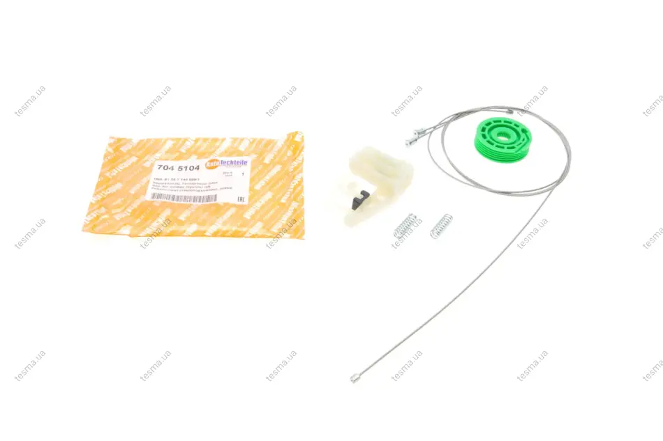 Ремкомплект склопідіймача BMW 3 (E90) 04-12 (L) AUTOTECHTEILE 704 5104 (фото 1)