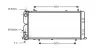 Радіатор, Система охолодження двигуна AVA QUALITY COOLING AI2051 (фото 1)