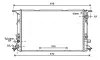 Радіатор, Система охолодження двигуна AVA QUALITY COOLING AI2328 (фото 1)