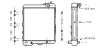 AVA AUDI Радіатор системи охолодження двигуна 80, 90, VW AVA QUALITY COOLING AIA2038 (фото 1)