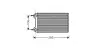 AVA AUDI Радіатор опалення A4 B6 1.6 00-, 1.2 02-, 1.9 00-, 2.0 00-, SEAT AVA QUALITY COOLING AIA6254 (фото 1)