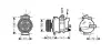 Компресор кондиціонера Audi A4 B6, B7, B8 (01-), A5 (08-), A6 C6, C7 (04-), Q5 (09-) 1.8-2.0TFSi, 2.0TDi AVA AVA QUALITY COOLING AIAK279 (фото 1)
