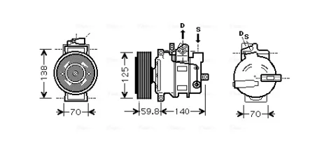 Автозапчасть AVA QUALITY COOLING AIAK295
