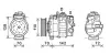 Компресор кондиціонера AVA QUALITY COOLING AIAK381 (фото 1)