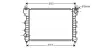 AVA LAND ROVER Радіатор охолодження Freelander 1.8/2.5 98- AVA QUALITY COOLING AU2174 (фото 1)