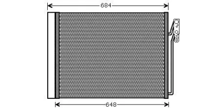 Радіатор кодиціонера AVA QUALITY COOLING AUA5211D